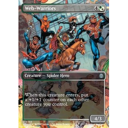 Magic löskort: Magic: the Gathering: Marvel's Spider-Man: Web-Warriors (alternative art)