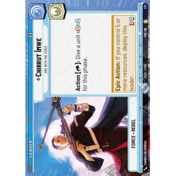 Star Wars: Unlimited Löskort: Spark of Rebellion: Chirrut Îmwe, One With The Force (Hyperspace)