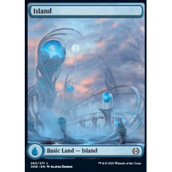 Magic löskort: Phyrexia: All Will Be One: Island (V.1)