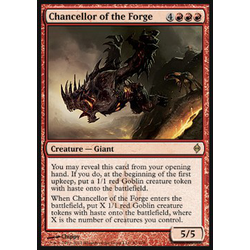 Magic löskort: New Phyrexia: Chancellor of the Forge