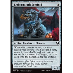 Magic löskort: Tarkir: Dragonstorm: Embermouth Sentinel (Foil)