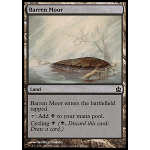Magic löskort: Commander: Barren Moor