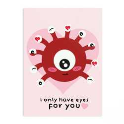 Hälsningskort Only Eyes for You