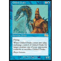 Magic löskort: Urza's Saga: Gilded Drake