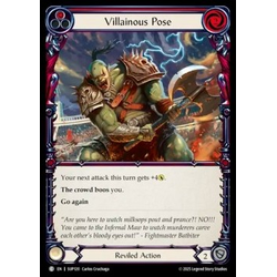 FaB Löskort: Super Slam: Villainous Pose (Red)