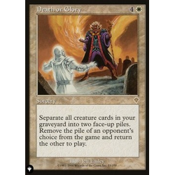 Magic löskort: The List: Death or Glory