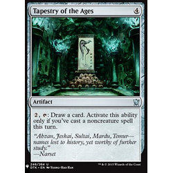 Magic löskort: The List: Tapestry of the Ages