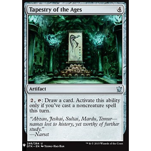Magic löskort: The List: Tapestry of the Ages
