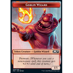 Magic löskort: Core Set 2021: Goblin Wizard Token