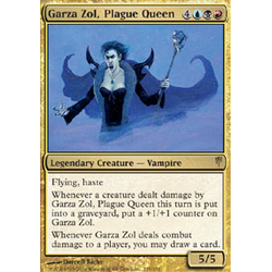 Magic löskort: Coldsnap: Garza Zol, Plague Queen