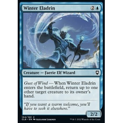 Magic löskort: Commander Legends: Battle for Baldur's Gate: Winter Eladrin (Foil)