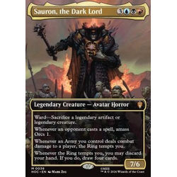 Magic löskort: The Hobbit: Sauron, the Dark Lord (foil)