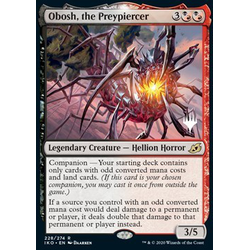 Magic löskort: Ikoria: Lair of Behemoths: Obosh, the Preypiercer (Promo)