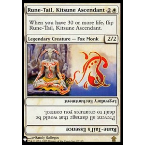 Magic löskort: The List: Rune-Tail, Kitsune Ascendant