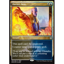 Magic löskort: FNM Promo: Dovin's Veto (Foil)