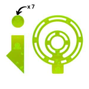 Bolt Action 3rd Edition Acrylic Objective and Template Set