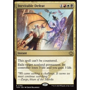 Magic löskort: Tarkir: Dragonstorm: Inevitable Defeat