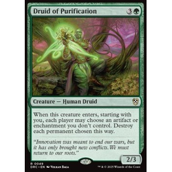 Magic löskort: Magic: Commander: Aetherdrift: Druid of Purification