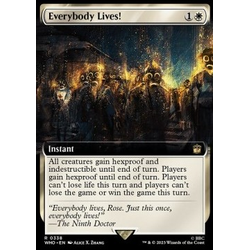 Magic löskort: Universes Beyond: Doctor Who: Everybody Lives! (alternative art)