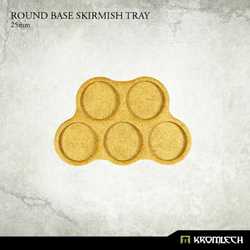 Round Base Skirmish Tray 25mm (6)