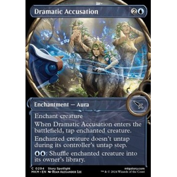 Magic löskort: Murders at Karlov Manor: Dramatic Accusation (alternative art) (Foil)