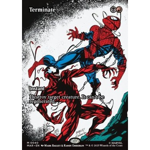 Magic löskort: Marvel's Spider-Man: Source Material Cards: Terminate