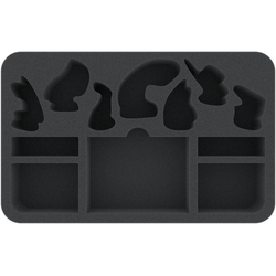 Feldherr 50mm half-size foam tray for Warhammer Underworlds: Nightvault Thorns of the Briar Queen
