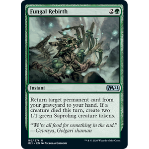 Magic löskort: Core Set 2021: Fungal Rebirth