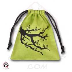 Dice Bag: Ent on Green Bag