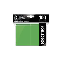 Card Sleeves Standard Gloss Eclipse Light Green 66x91mm (100) (Ultra Pro)