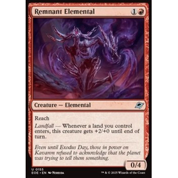 Magic löskort: Edge of Eternities: Remnant Elemental (Foil)
