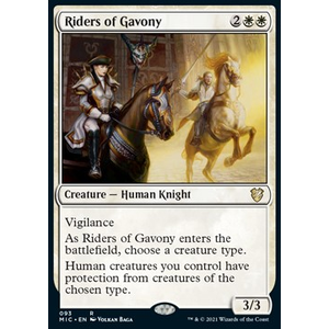Magic löskort: Commander: Innistrad: Midnight Hunt: Riders of Gavony