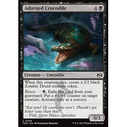 Magic löskort: Tarkir: Dragonstorm: Adorned Crocodile (Foil)