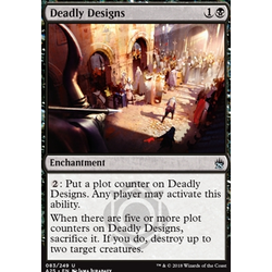 Magic löskort: Masters 25: Deadly Designs (Foil)