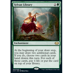 Magic löskort: Commander Collection: Green: Sylvan Library