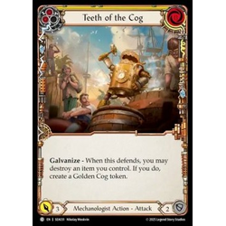 FaB Löskort: High Seas: Teeth of the Cog (Yellow) (Rainbow Foil)