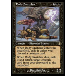 Magic löskort: Dominaria Remastered: Body Snatcher (alternative art)