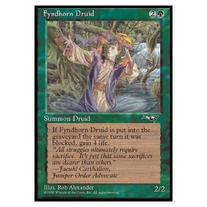 Magic löskort: Alliances: Fyndhorn Druid v.1
