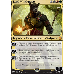 Magic löskort: Commander 2018: Lord Windgrace (Foil)