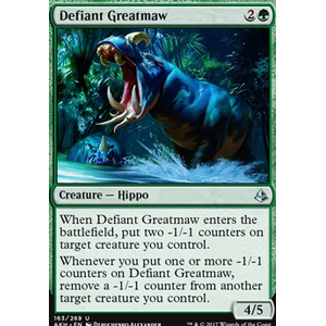 Magic löskort: Amonkhet: Defiant Greatmaw