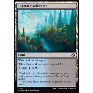Magic löskort: Tarkir: Dragonstorm: Dismal Backwater