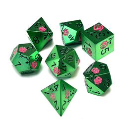 Vaettir Workshop: Metal 7-Die Set Rose – Elf Green