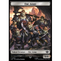 Magic löskort: The Lord of the Rings: Tales of Middle-earth: Orc Army Token (v.1)