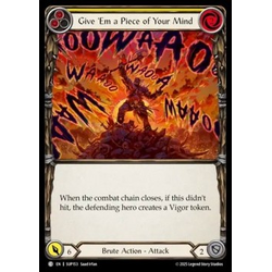 FaB Löskort: Super Slam: Give 'Em a Piece of Your Mind (Yellow)