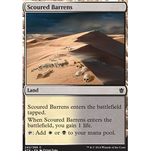 Magic löskort: Khans of Tarkir: Scoured Barrens