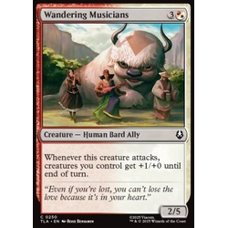 Magic löskort: Avatar: The Last Airbender: Wandering Musicians (Foil)