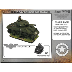 Sherman M4A3 dry 75mm x 1