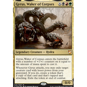 Magic löskort: Commander 2018: Gyrus, Waker of Corpses (Foil)