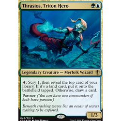 Magic löskort: Commander 2016 Thrasios, Triton Hero (Foil)