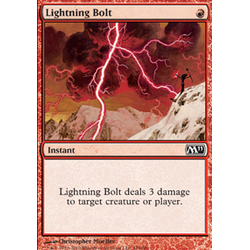 Magic Löskort: Core Set 2011: Lightning Bolt